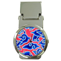 Batik Megamendung Money Clip Watches by artworkshop