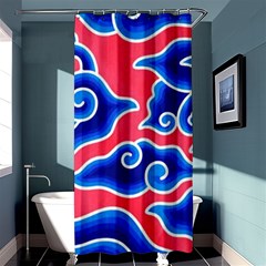 Batik Megamendung Shower Curtain 36  X 72  (stall)  by artworkshop