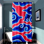 Batik Megamendung Shower Curtain 36  x 72  (Stall)  Curtain(36 X72 ) - 33.26 x66.24  Curtain(36 X72 )