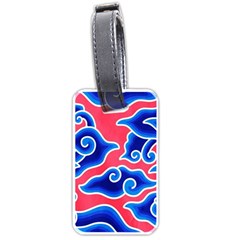 Batik Megamendung Luggage Tag (one Side) by artworkshop