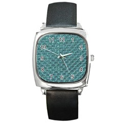 Bubble Wrap Square Metal Watch