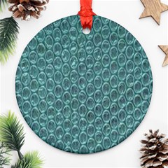 Bubble Wrap Round Ornament (Two Sides)