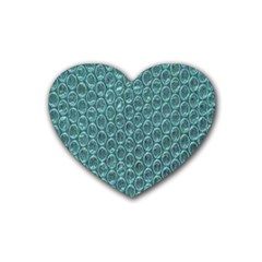 Bubble Wrap Rubber Coaster (Heart)