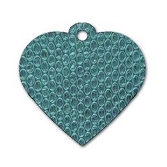 Bubble Wrap Dog Tag Heart (One Side)