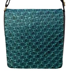 Bubble Wrap Flap Closure Messenger Bag (S)