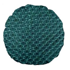 Bubble Wrap Large 18  Premium Flano Round Cushions