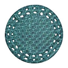 Bubble Wrap Round Filigree Ornament (two Sides)