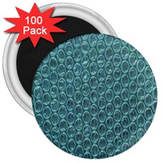 Bubble Wrap 3  Magnets (100 Pack) by artworkshop