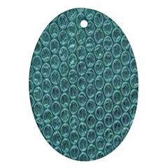 Bubble Wrap Oval Ornament (two Sides) by artworkshop