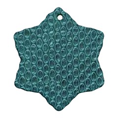 Bubble Wrap Snowflake Ornament (two Sides) by artworkshop