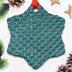 Bubble Wrap Snowflake Ornament (two Sides) by artworkshop