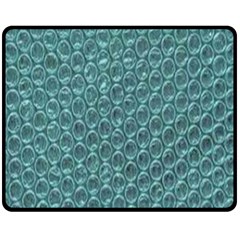 Bubble Wrap Double Sided Fleece Blanket (medium)  by artworkshop