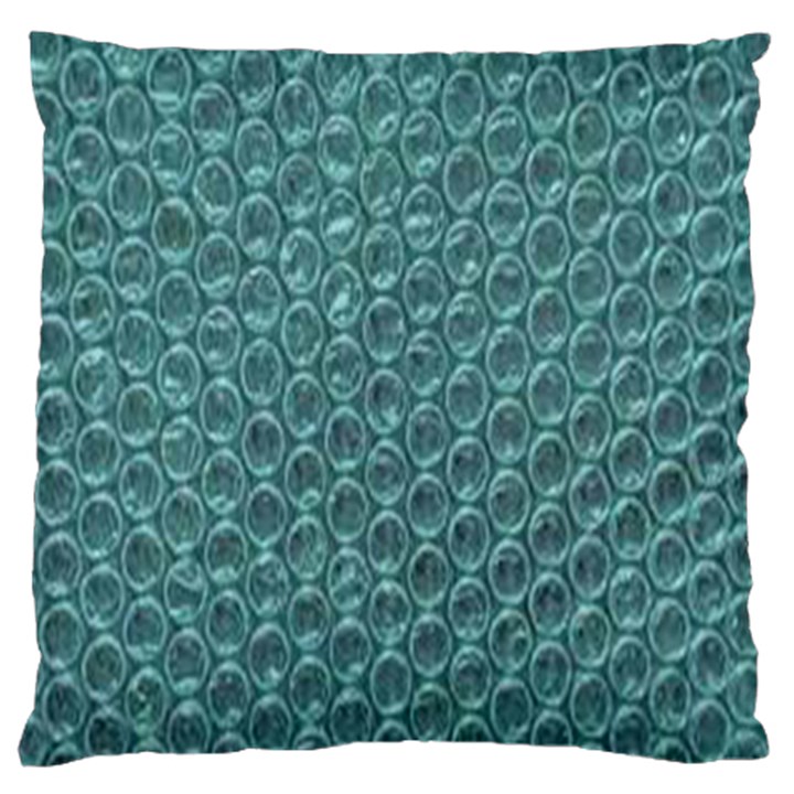 Bubble Wrap Large Flano Cushion Case (One Side)