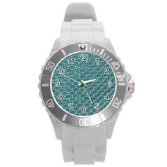 Bubble Wrap Round Plastic Sport Watch (l) by artworkshop