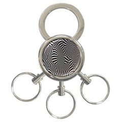 Pattern 3-ring Key Chain by artworkshop