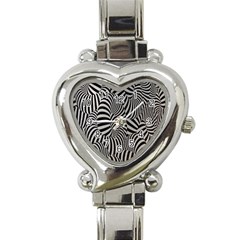 Pattern Heart Italian Charm Watch by artworkshop