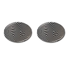 Pattern Cufflinks (oval) by artworkshop