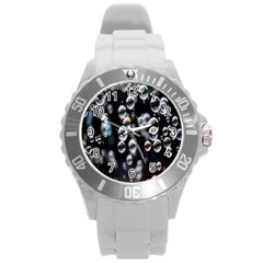 Bubble Round Plastic Sport Watch (l) by artworkshop