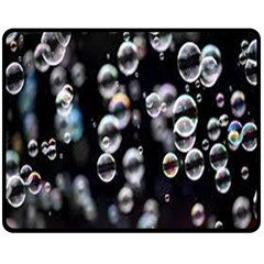 Bubble Double Sided Fleece Blanket (medium)  by artworkshop