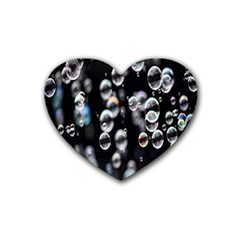 Bubble Rubber Heart Coaster (4 Pack) by artworkshop