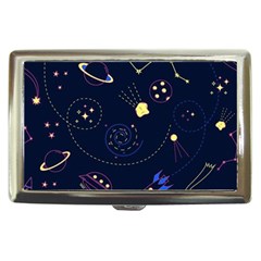 Cartoon-space-seamless-pattern-vectors Cigarette Money Case