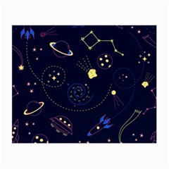 Cartoon-space-seamless-pattern-vectors Small Glasses Cloth