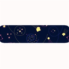 Cartoon-space-seamless-pattern-vectors Large Bar Mats