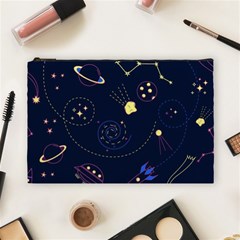 Cartoon-space-seamless-pattern-vectors Cosmetic Bag (large)