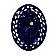 Cartoon-space-seamless-pattern-vectors Ornament (oval Filigree)