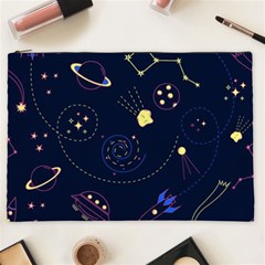 Cartoon-space-seamless-pattern-vectors Cosmetic Bag (xxl) by Jancukart