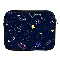 Cartoon-space-seamless-pattern-vectors Apple Ipad 2/3/4 Zipper Cases