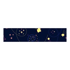 Cartoon-space-seamless-pattern-vectors Velvet Scrunchie