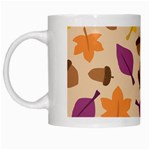 Seamless Verson Of Fal Pattern White Mug Left