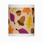 Seamless Verson Of Fal Pattern White Mug Center