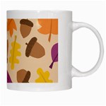 Seamless Verson Of Fal Pattern White Mug Right