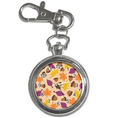 Seamless Verson Of Fal Pattern Key Chain Watches