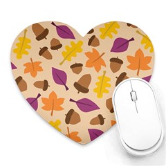 Seamless Verson Of Fal Pattern Heart Mousepads