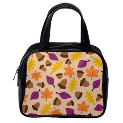 Seamless Verson Of Fal Pattern Classic Handbag (one Side)