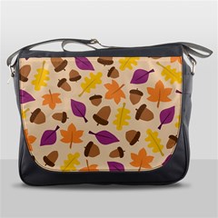 Seamless Verson Of Fal Pattern Messenger Bag