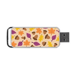 Seamless Verson Of Fal Pattern Portable Usb Flash (one Side)