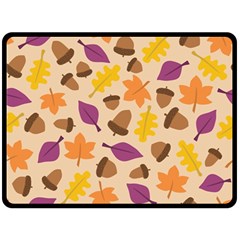 Seamless Verson Of Fal Pattern Double Sided Fleece Blanket (large) 