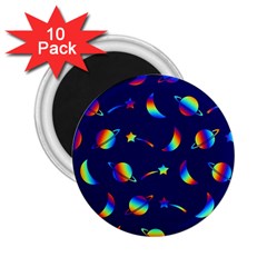 Space-pattern Colourful 2 25  Magnets (10 Pack) 