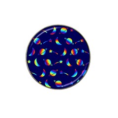 Space-pattern Colourful Hat Clip Ball Marker (4 Pack) by Jancukart