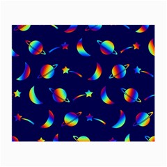 Space-pattern Colourful Small Glasses Cloth by Jancukart