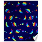 Space-pattern Colourful Canvas 8  x 10  8.15 x9.66  Canvas - 1