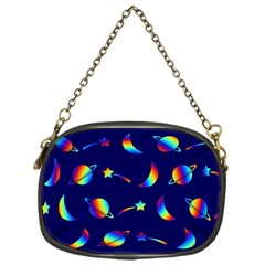 Space-pattern Colourful Chain Purse (one Side)