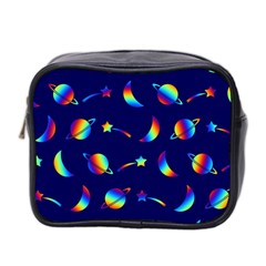 Space-pattern Colourful Mini Toiletries Bag (two Sides)