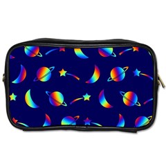 Space-pattern Colourful Toiletries Bag (two Sides)