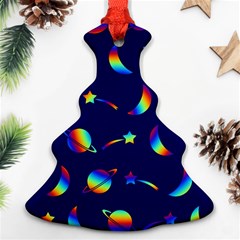 Space-pattern Colourful Ornament (christmas Tree) 