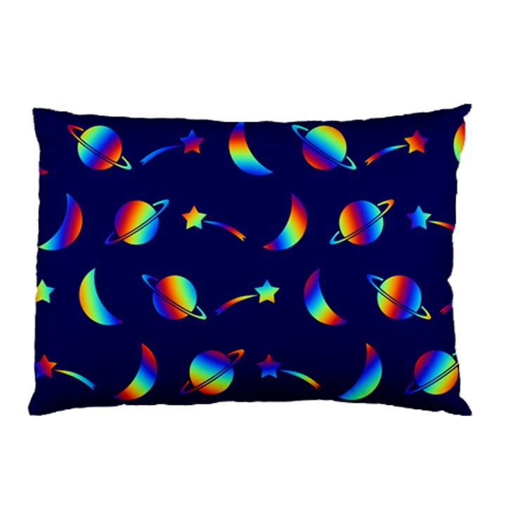 Space-pattern Colourful Pillow Case (Two Sides)